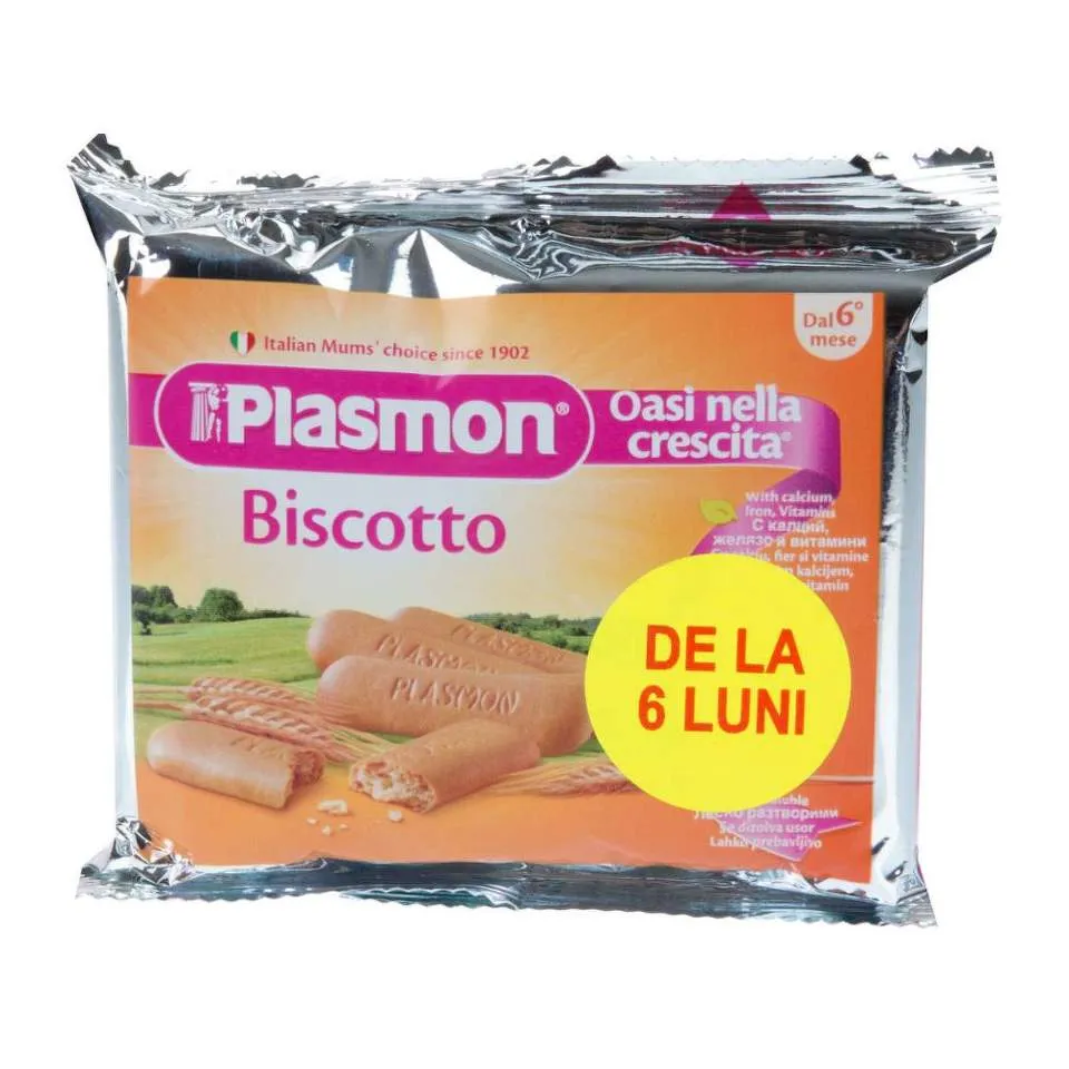 PLASMON BISCUITI CU VITAMINE 6LUNI+ 60G