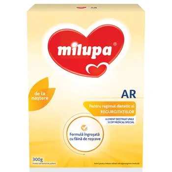 Lapte praf Milumil AR, incepand de la nastere, 300g, Milupa