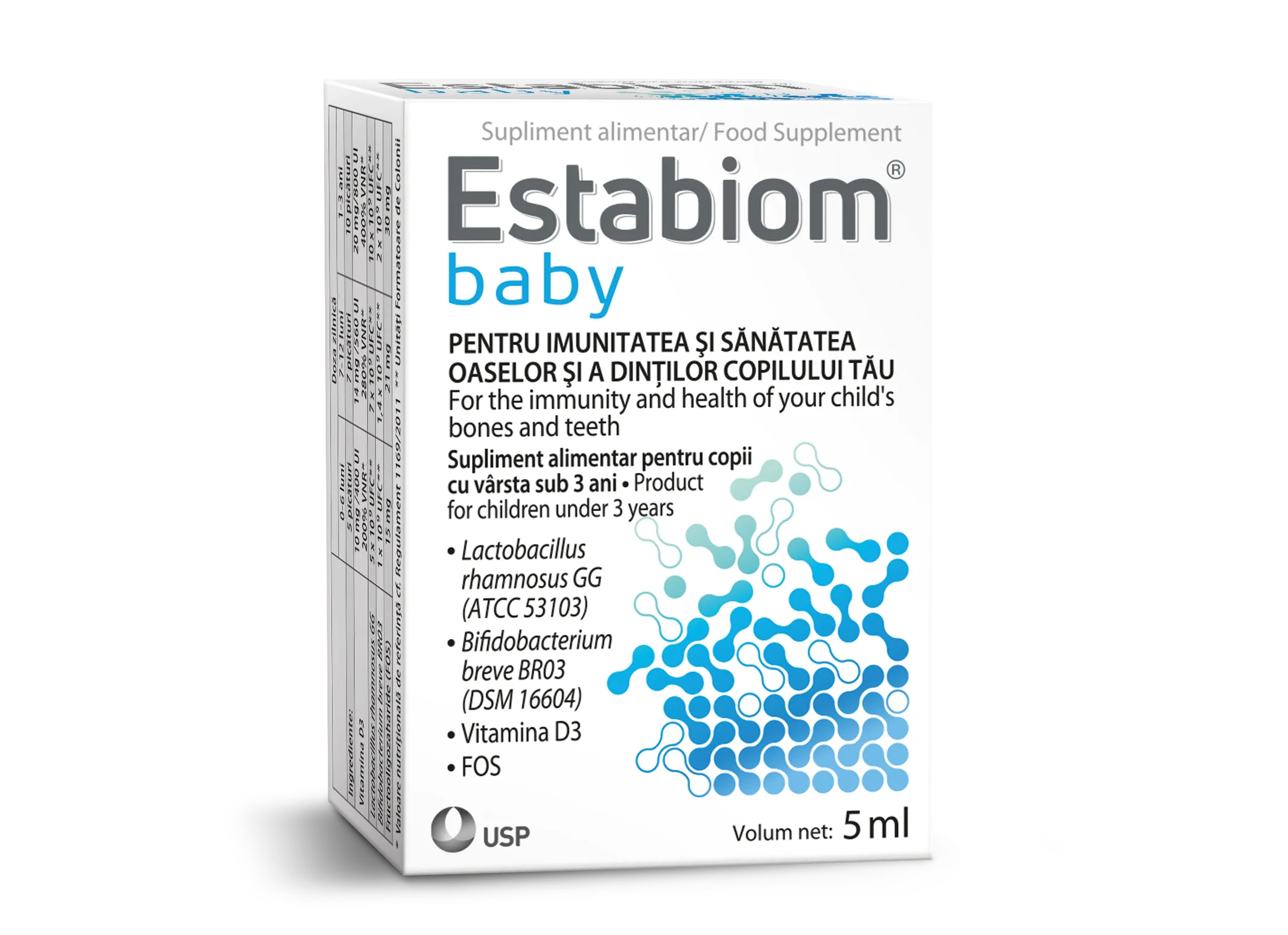 Estabiom Baby Solutie, 5 ml, USP