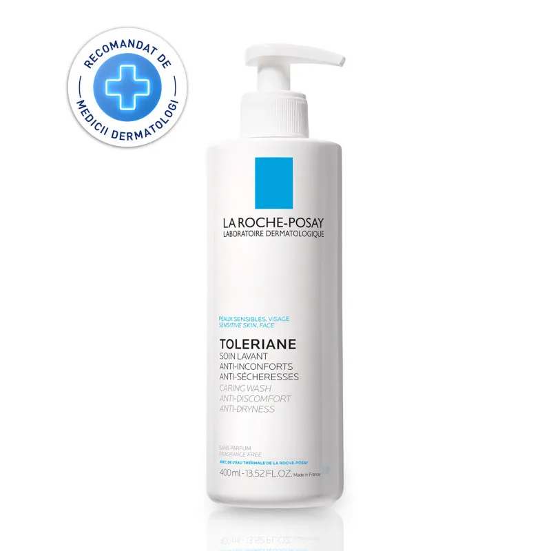 LA ROCHE POSAY TOLERIANE CARING WASH CREMA DE CURATARE PENTRU TEN SENSIBIL NORMAL / USCAT 400ML