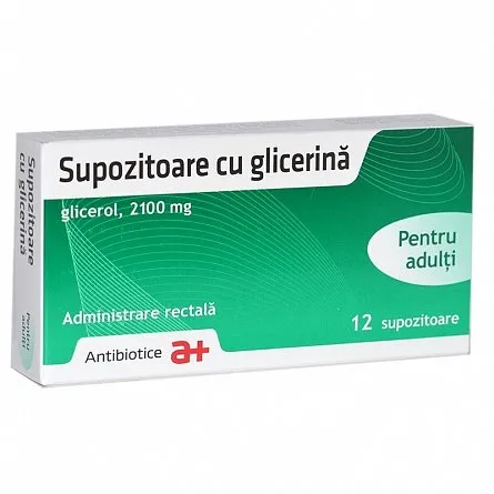 Supozitoare cu glicerina adulti x 12sup ANT