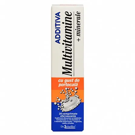 ADDITIVA M+M Orange x 20 comprimate efervescente