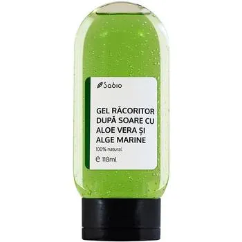 Gel racoritor dupa soare cu Aloe Vera si Alge Marine, 118ml, Sabio