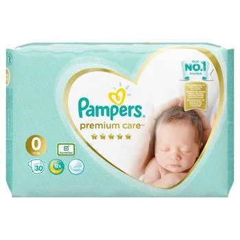 Scutece pentru nou-nascuti Premium Care, <2.5kg, 30bucati, Pampers