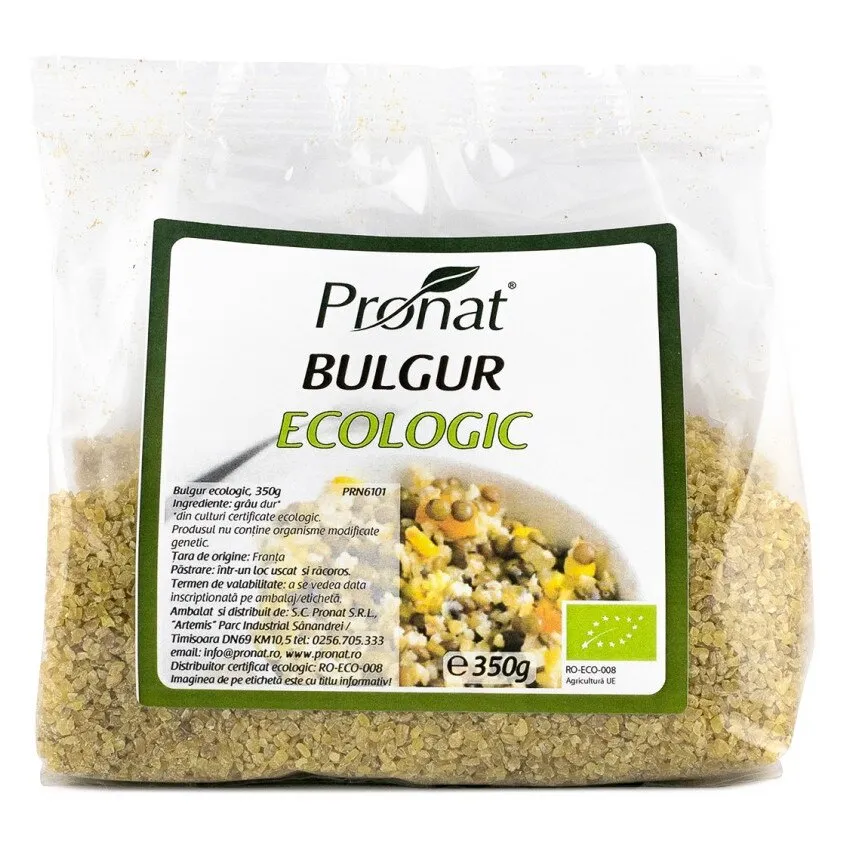 Bulgur din grau dur ECO 350g (Pronat)