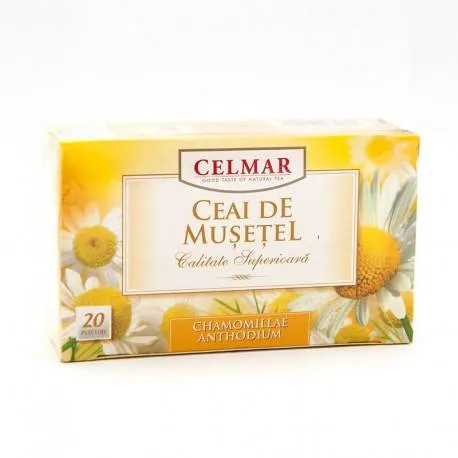 Celmar - Ceai de musetel, 20 plicuri, 1.5g