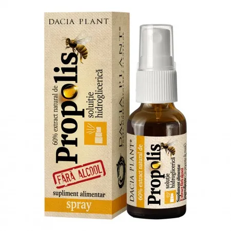 Propolis fara alcool spray 20ml DaciaPl