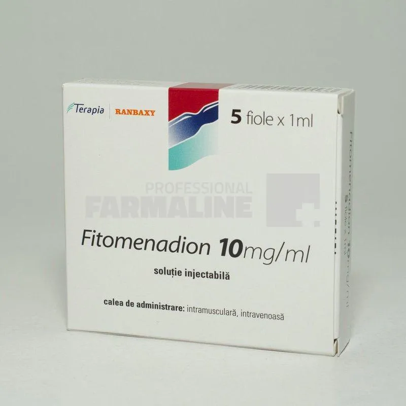 FITOMENADION 10 mg/ml x 5 SOL. INJ. 10mg/ml TERAPIA SA