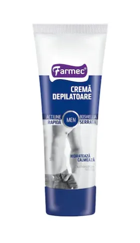 Crema depilatoare pentru barbati MEN, 150 ml, Farmec 824