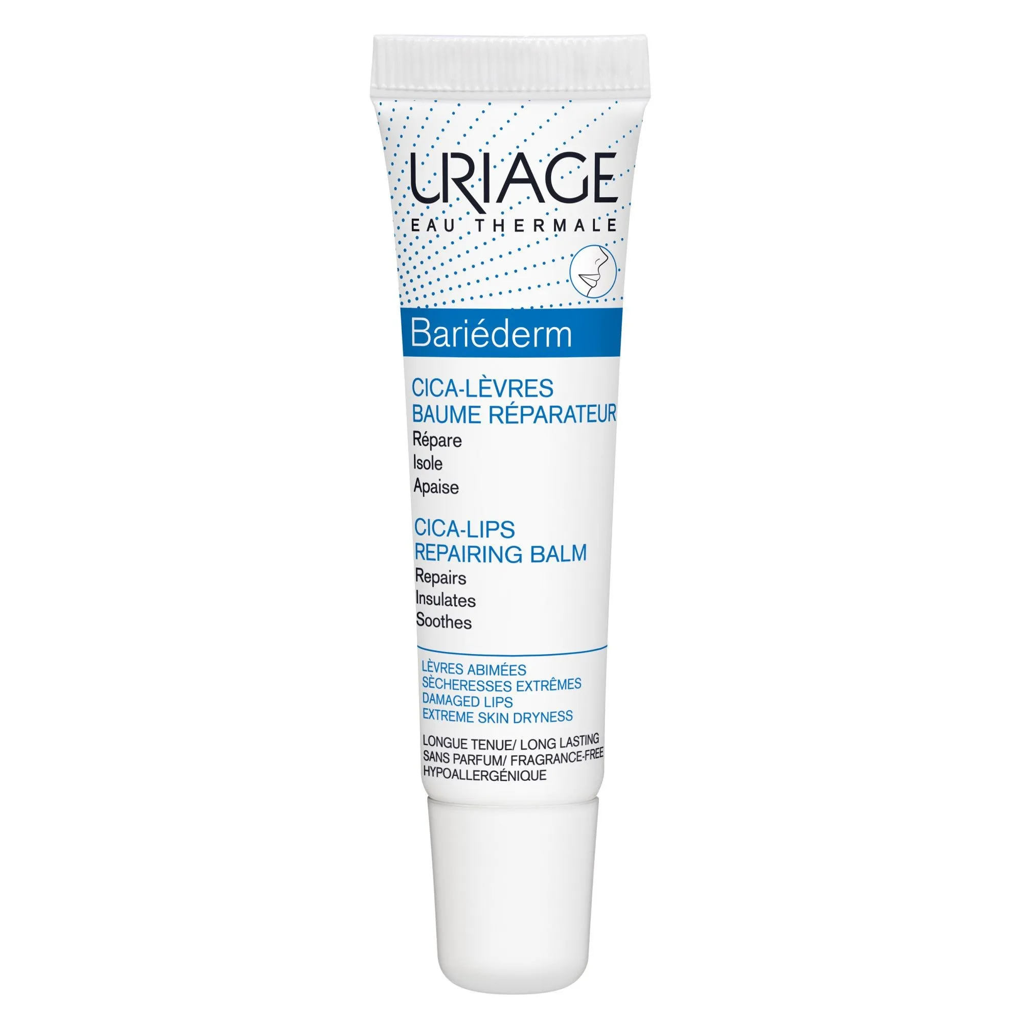 URIAGE Bariederm Cica balsam protectie buze x 15ml