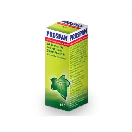 Prospan picături orale, soluţie, 20 mg/ml, 20 ml, Engelhard Arzneimittel