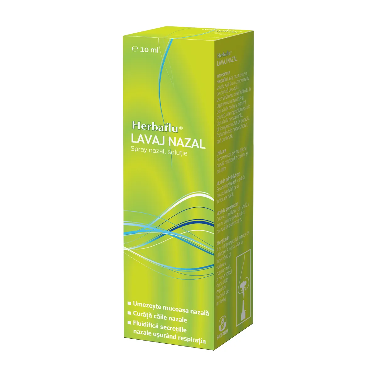 Herbaflu Lavaj Nazal x 10ml-Biofarm