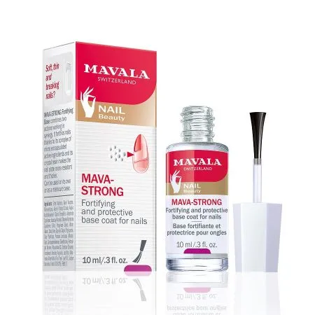 Baza pentru fortifierea si protectia unghiilor Mava-Strong, 10 ml, Mavala