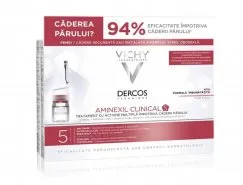 VICHY Dercos Aminexil Clinical 5 femei x 21 fiole