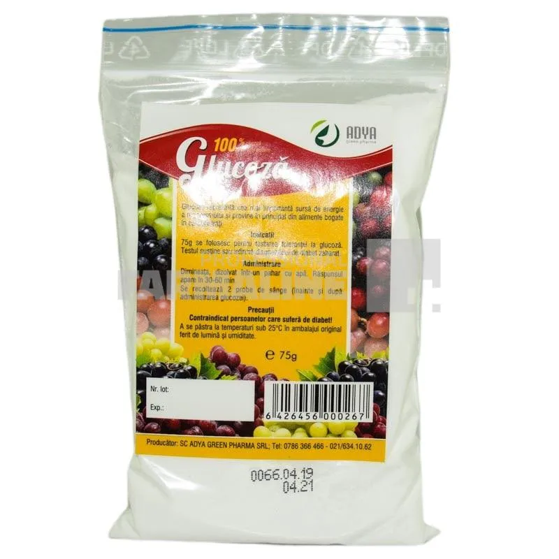 Glucoza pudra 75 g