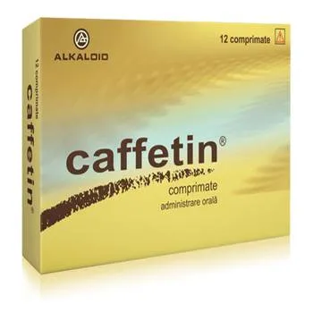 Caffetin, 12 comprimate, Alkaloid