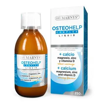 Osteohelp Complex Lichid calciu + magneziu + zinc + vitamina D3, 250ml, Marnys