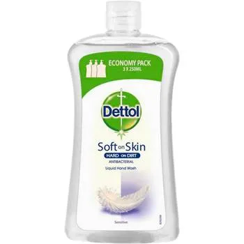 Rezerva sapun lichid Sensitive, 750ml, Dettol