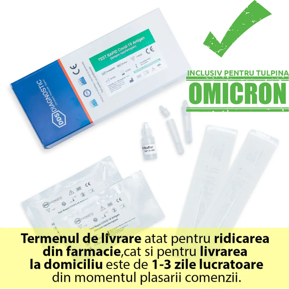 DDS TEST RAPID ANTIGEN COVID-19 X 2BUC