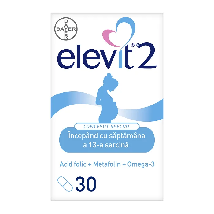 Elevit 2 x 30 capsule moi -Bayer RO