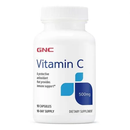 Vitamina C 500, 90 capsule (139356), GNC