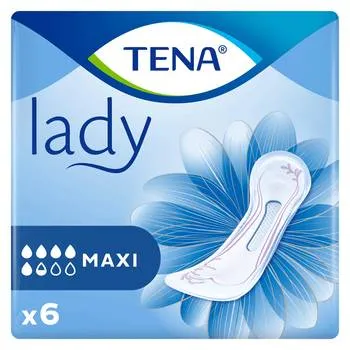 Absorbante pentru incontinenta urinara Lady Maxi, 6 bucati, Tena