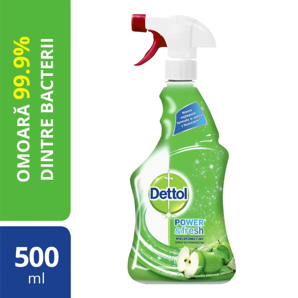 DETTOL PULVERIZATOR REFRESHING GREEN APPLE 500ML