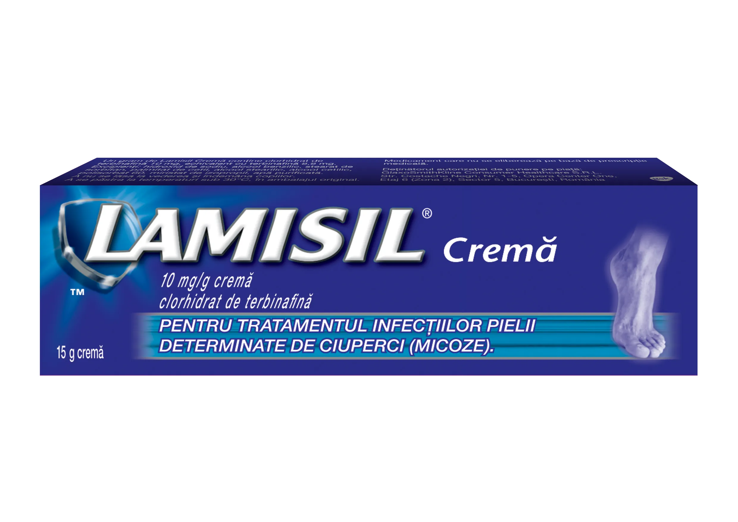 Lamisil crema 10mg/g tub lacuit x 15g