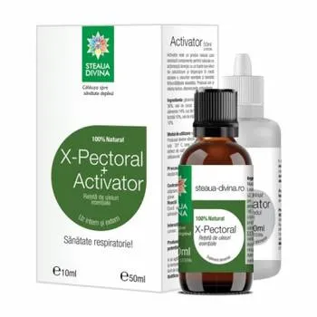 Pachet X-Pectoral, 10ml + Activator, 50ml, Steaua Divina