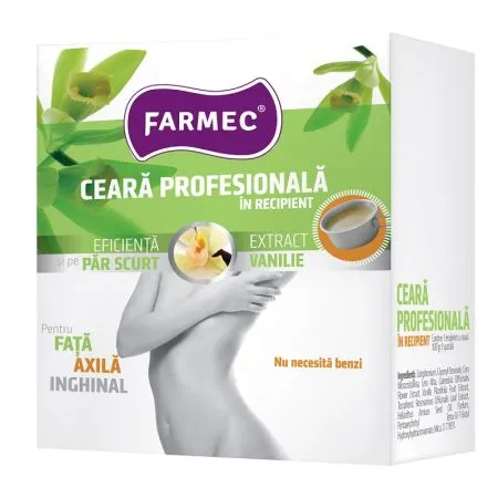 Ceara depilatoare profesionala, 100 g, Farmec