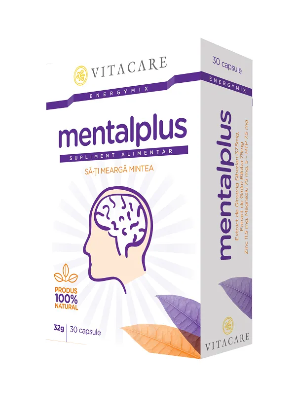 Mentalplus, 30 capsule, Vitacare