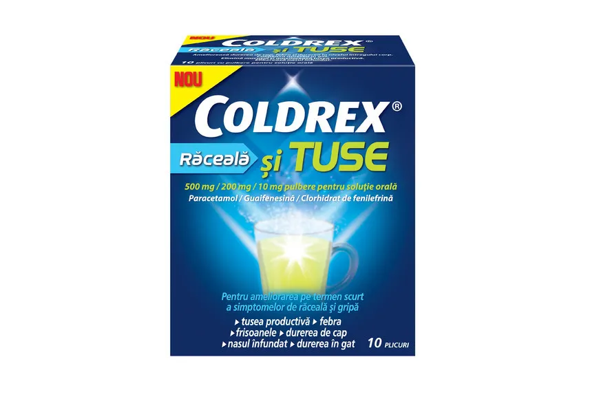 COLDREX RACEALA SI TUSE 10PLICURI