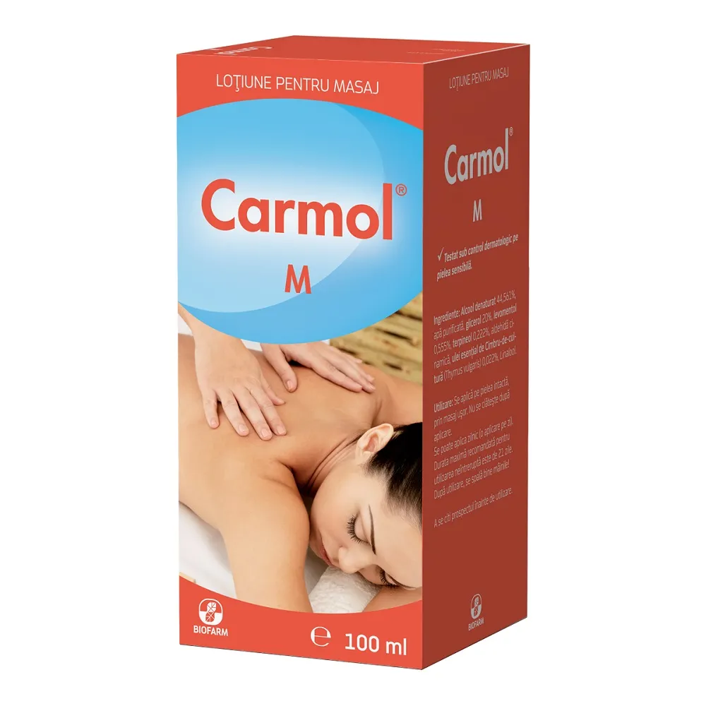 Carmol M lotiune, 100 ml, Biofarm