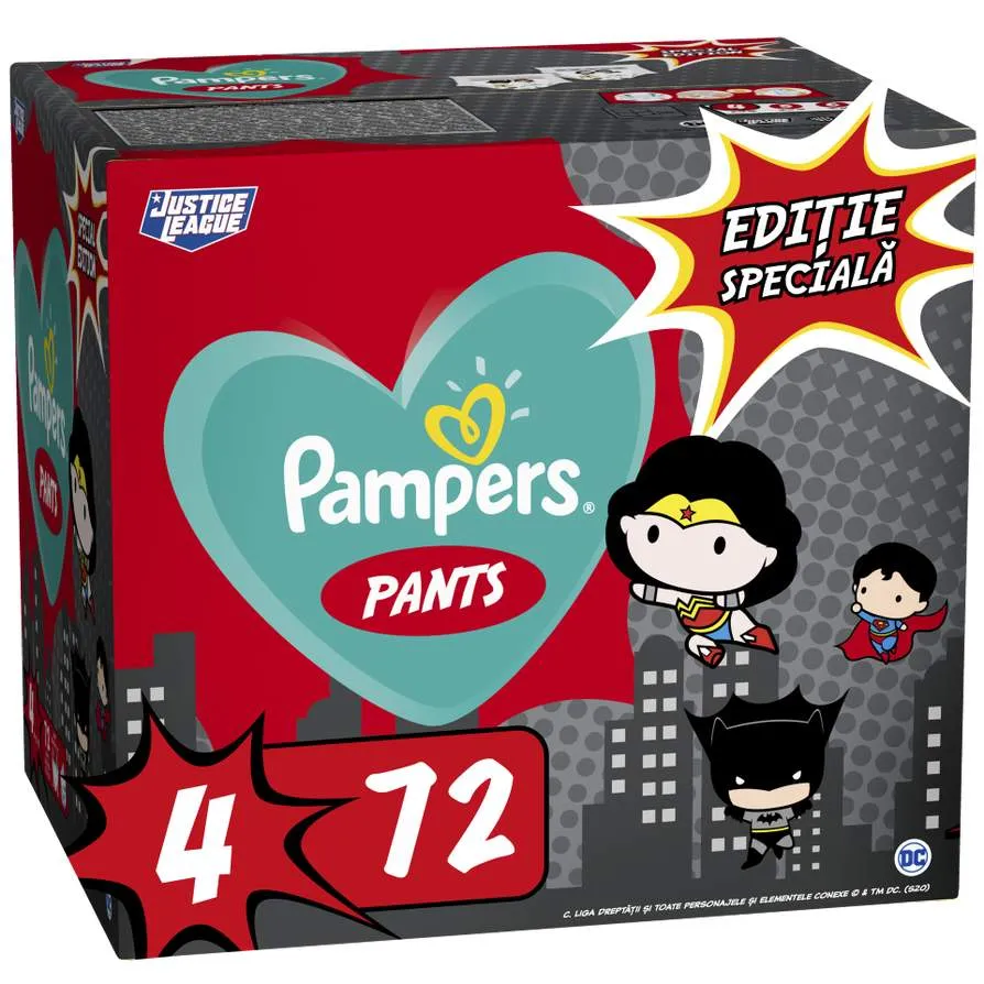 PAMPERS WARNER BROS PANTS ACTIVE BABY S4 72 BUCATI