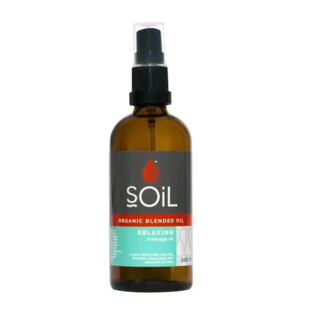 Ulei de Masaj de Relaxare Pur Organic ECOCERT, 100 ml, SOiL