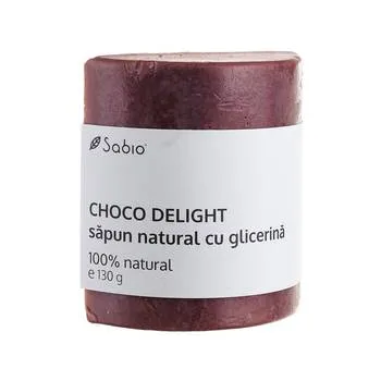 Sapun natural cu glicerina Choco Delight, 130g, Sabio