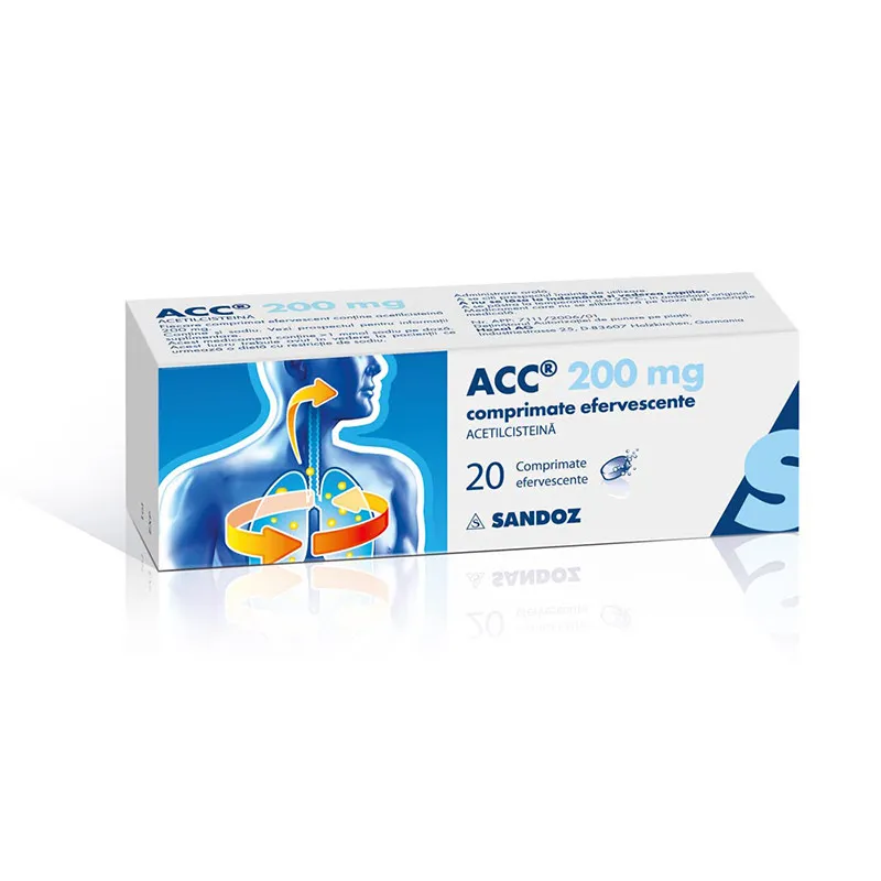 ACC 20 comprimate efervescente 200 mg