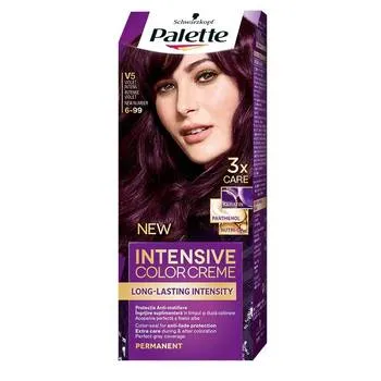 Vopsea crema permanenta Palette Intensive V5 (6-99) Violet intens, 110ml, Schwarzkopf