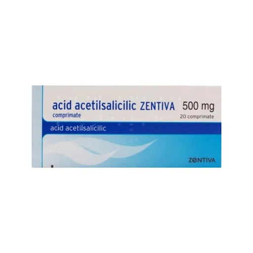 ACID ACETILSALICILIC ZENTIVA 500 mg x 20