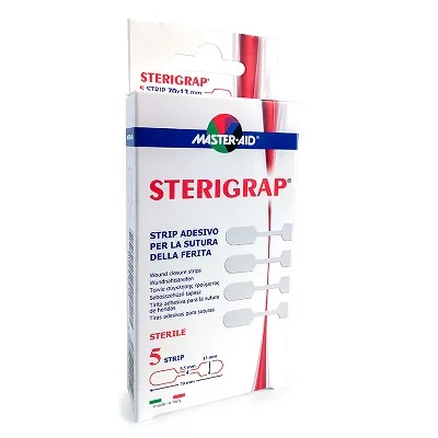 Plasture steril pentru suturarea ranii Sterigrap Master-Aid, Mare 70x13 mm