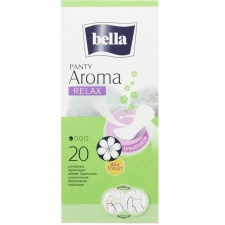 Absorbante zilnice Panty Aroma Relax, 20 bucati, Bella