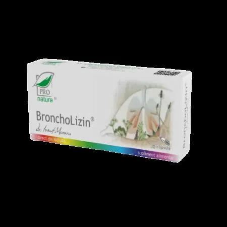 BronchoLizin, 30 capsule, Pro Natura