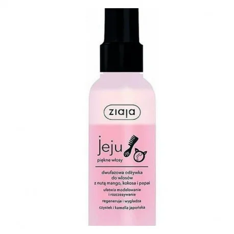 Ziaja Jeju Pink, Balsam duofazic pentru par, 125 ml