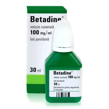 Betadine solutie 100 mg/ml, 30ml, Egis