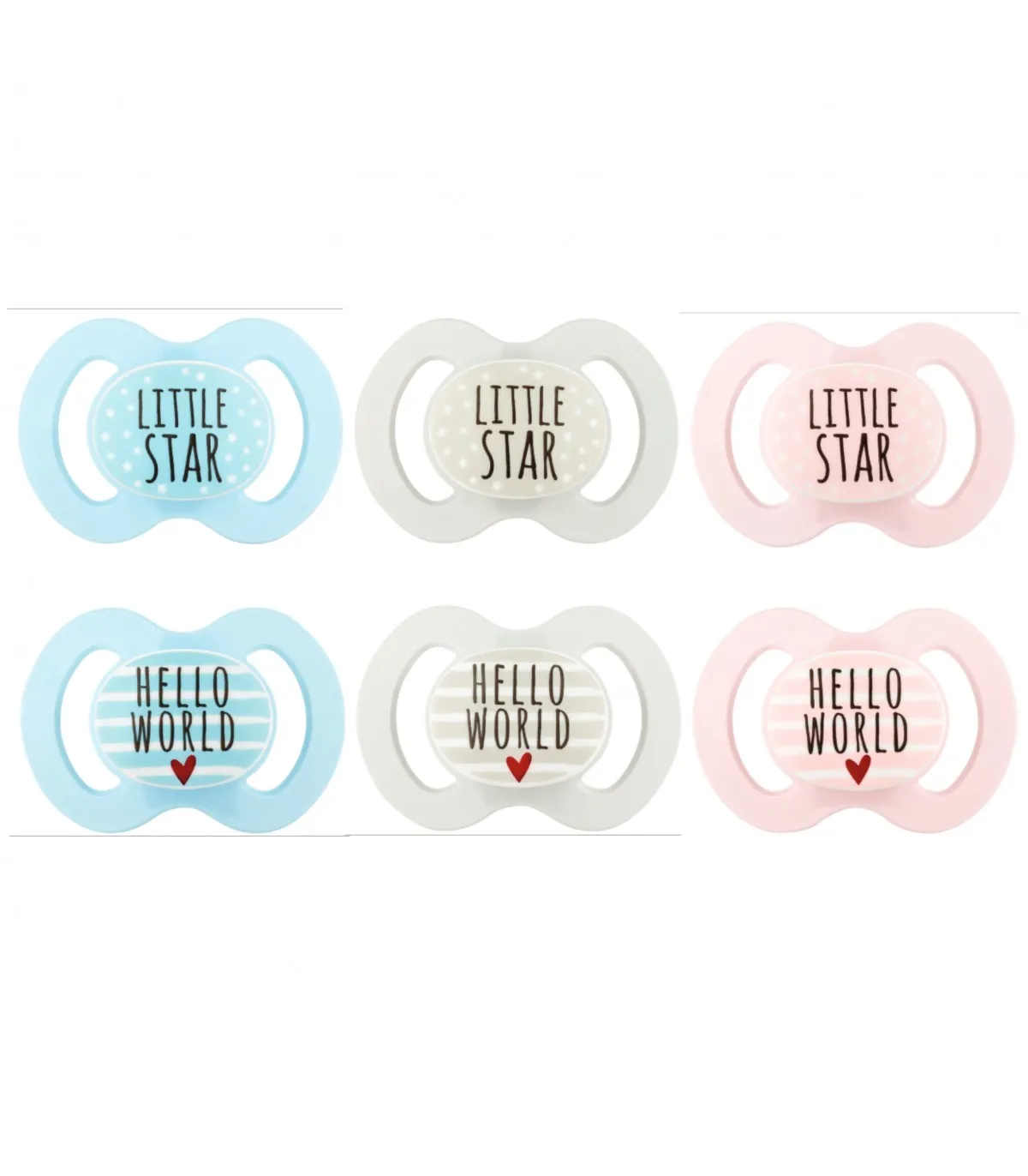 Baby Nova 27231 Suzete Simetrice Decorate Talia 1 (0-6luni)
