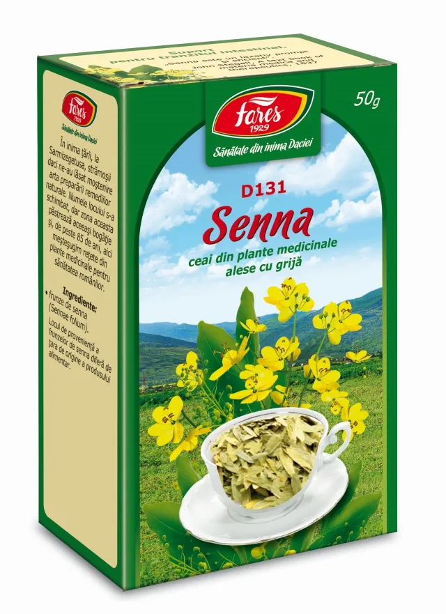 Ceai senna fz x 50g (Fares)