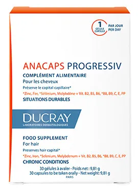 DUCRAY ANACAPS PROGRESSIV 30 CAPSULE