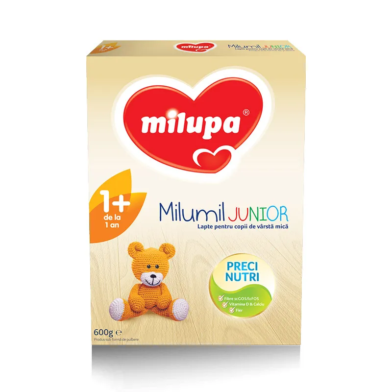 MILUPA Milumil Junior 1+ lapte x 600g