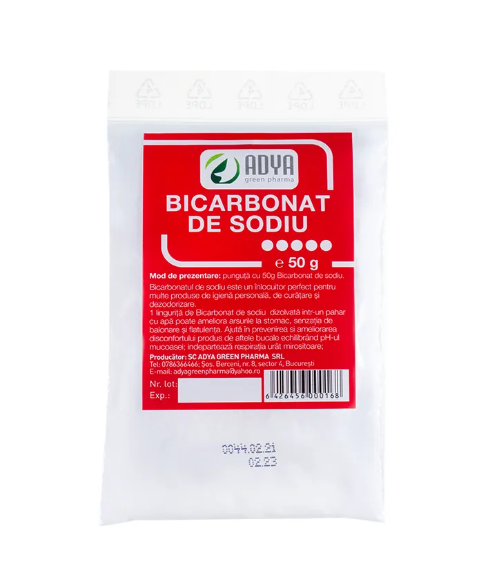 Bicarbonat De Sodiu 50g - Adya Green Pharma