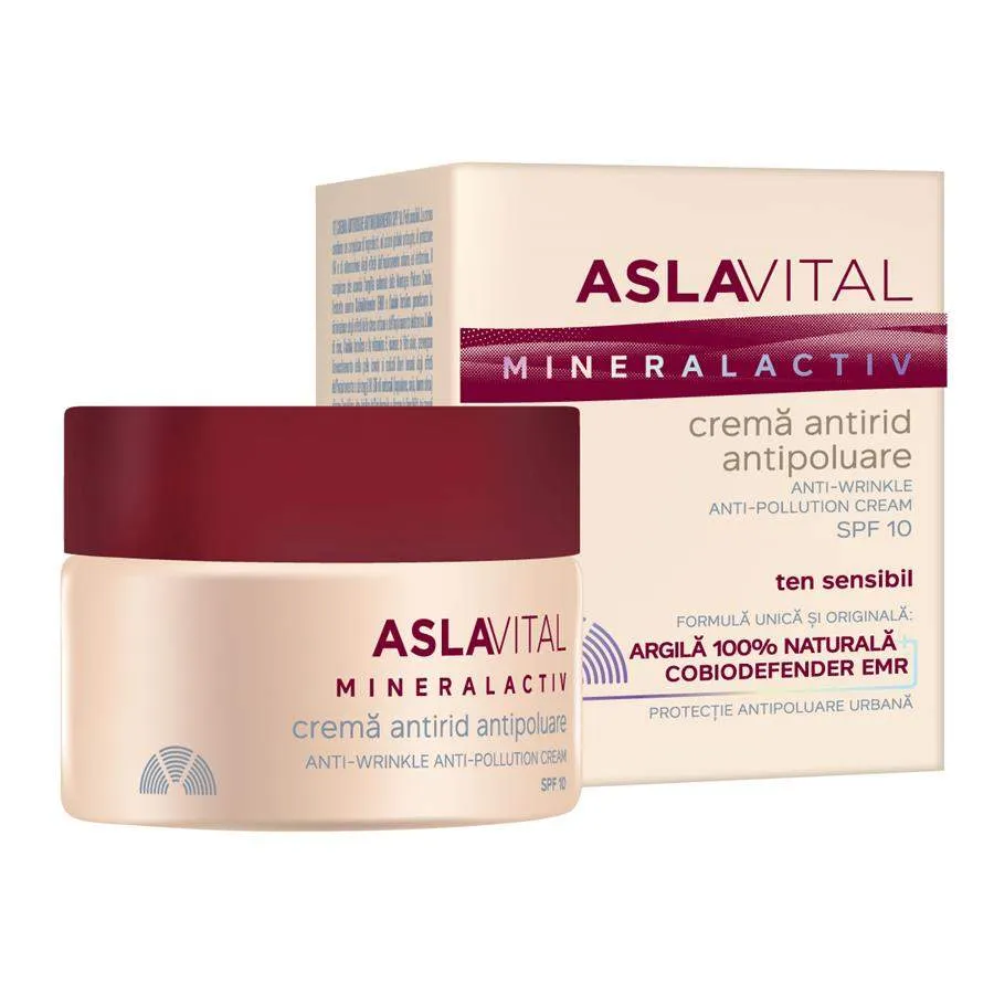 ASLAVITAL MINERALACTIV CREMA ANTIRID ANTIPOLUARE SPF10 50ML